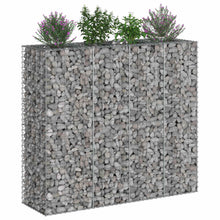 Gabion Verhoogd Bed 2 pcs Zilver 170 x 50 x 150 cm