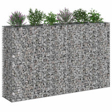 Gabion Verhoogd Bed 3 pcs Zilver 250 x 50 x 150 cm
