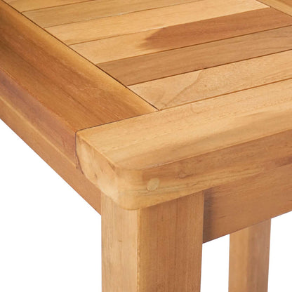 Bartafel Naturel 60 x 60 x 105 cm Massief Teakhout