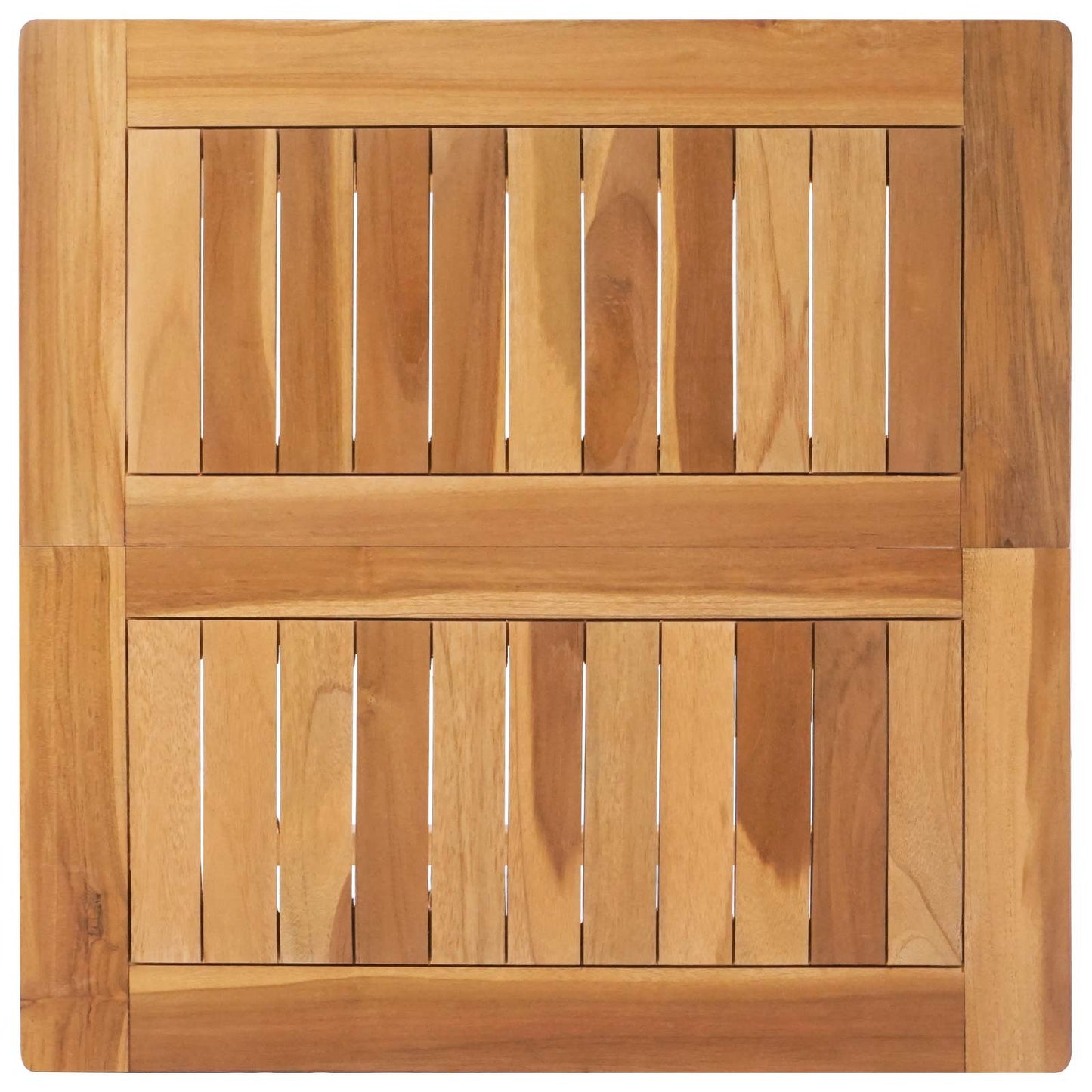 Bartafel Naturel 60 x 60 x 105 cm Massief Teakhout
