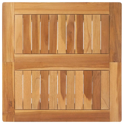 Bartafel Naturel 60 x 60 x 105 cm Massief Teakhout