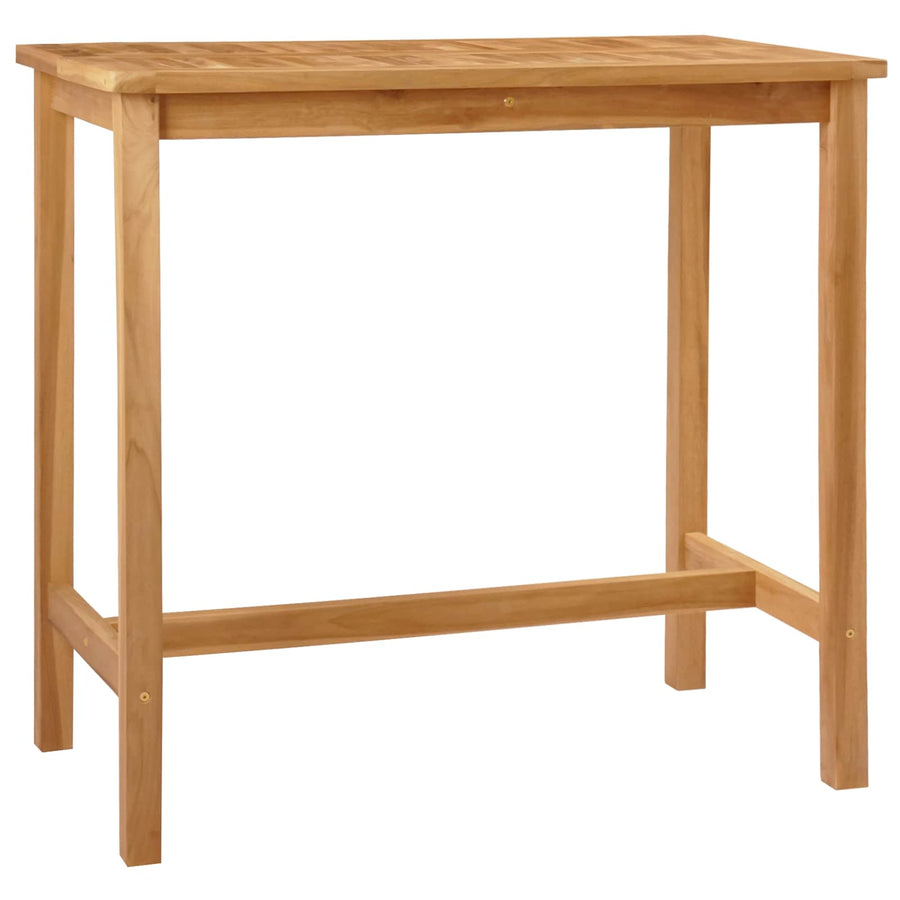 Bartafel Naturel 110 x 60 x 105 cm Massief Teakhout