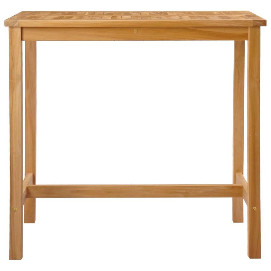 Bartafel Naturel 110 x 60 x 105 cm Massief Teakhout