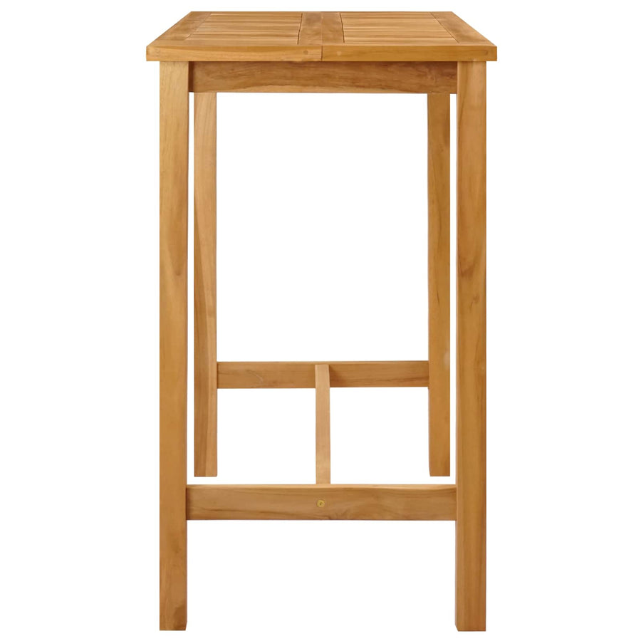 Bartafel Naturel 110 x 60 x 105 cm Massief Teakhout