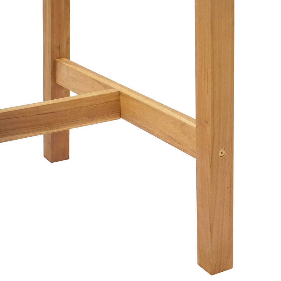 Bartafel Naturel 150 x 75 x 105 cm Massief Teakhout