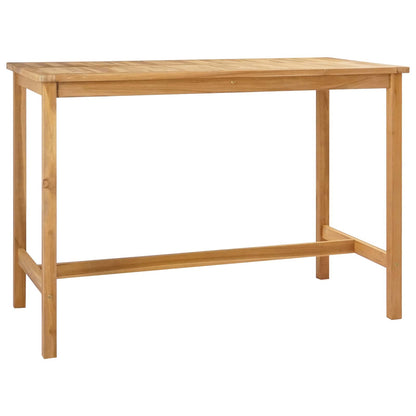 Bartafel Naturel 150 x 75 x 105 cm Massief Teakhout
