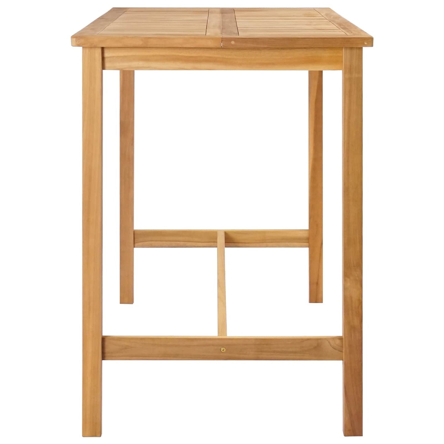 Bartafel Naturel 150 x 75 x 105 cm Massief Teakhout