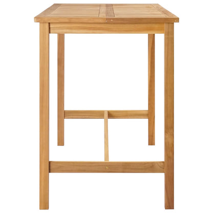 Bartafel Naturel 150 x 75 x 105 cm Massief Teakhout