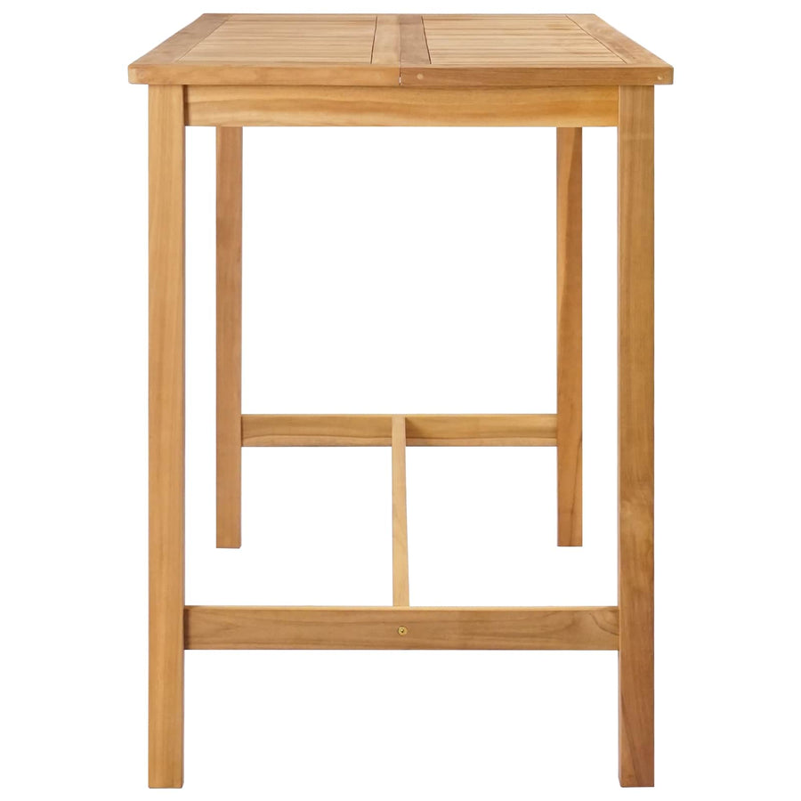 Bartafel Naturel 150 x 75 x 105 cm Massief Teakhout