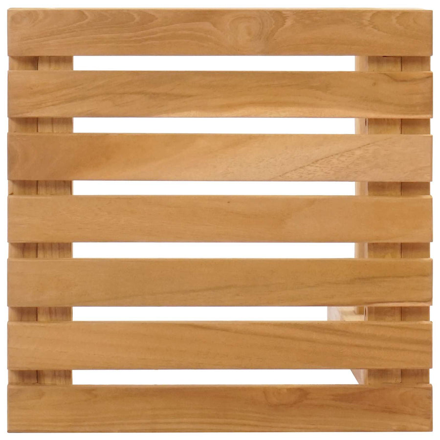 Barkruk 4 pcs Bruin Massief Teakhout
