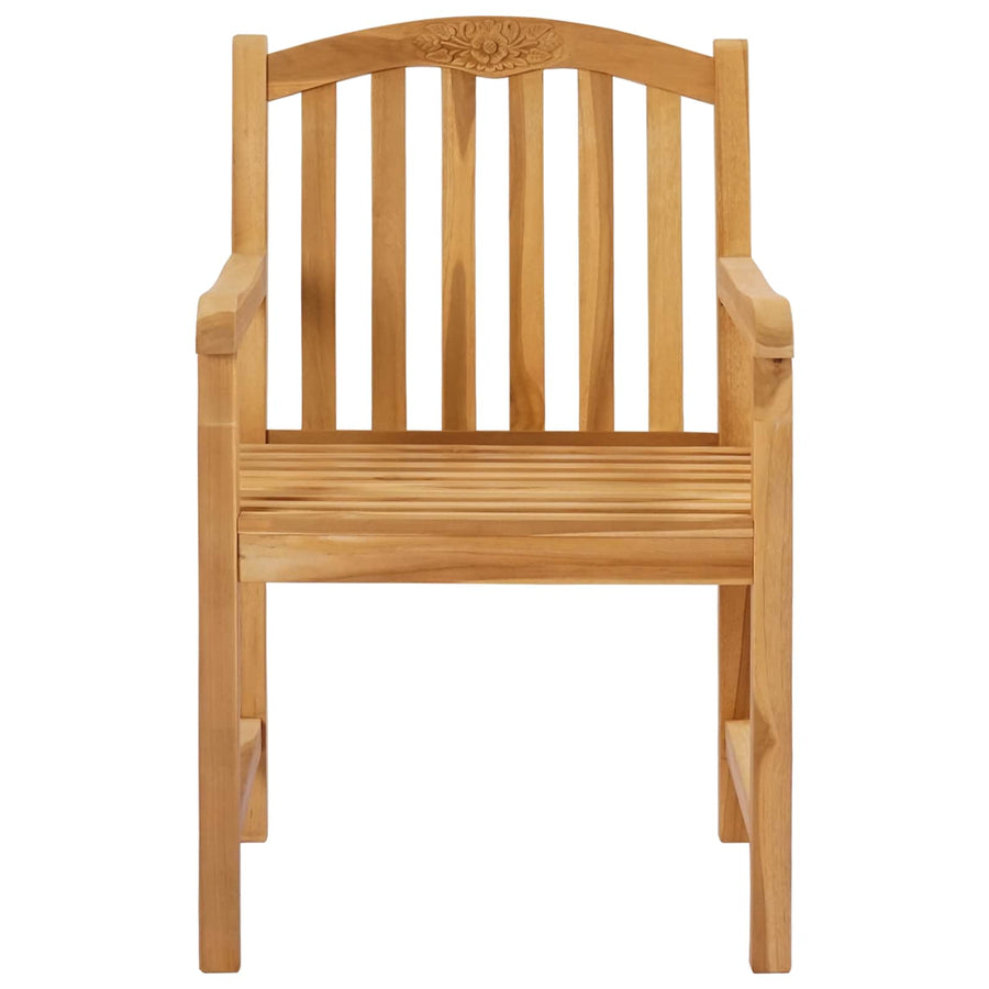 Stoelen met rozenmotief 2 stuks Naturel 58 x 60 x 90 cm