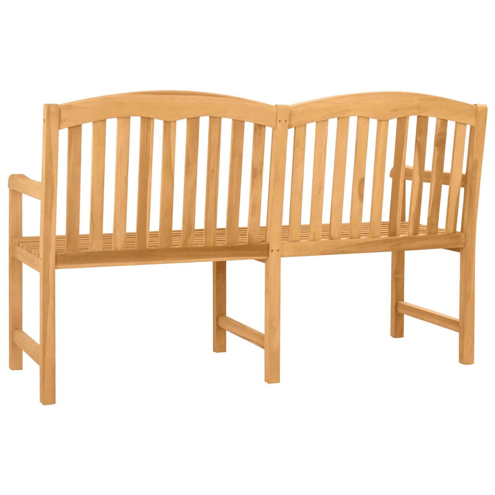 Handgemaakte Rozenbank Naturel 179,5 x 61 x 90 cm