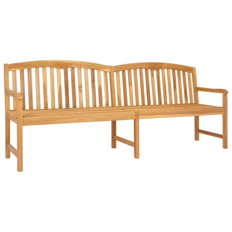 Handgemaakte Rozenbank Naturel 228 x 60 x 90 cm