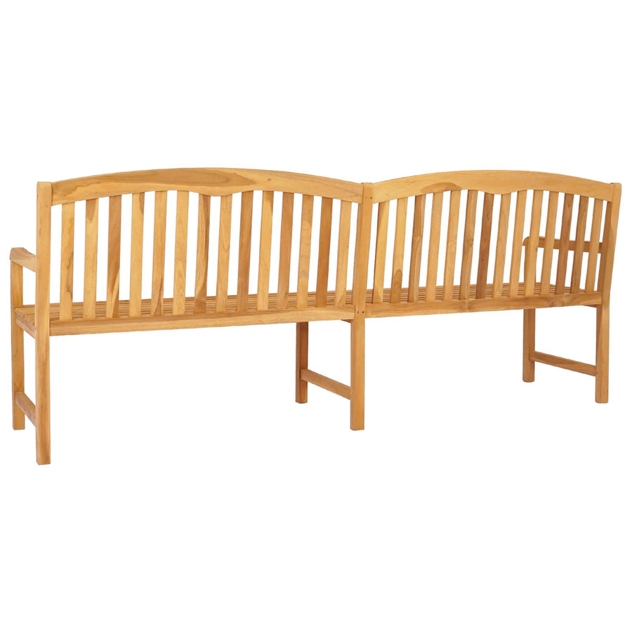 Handgemaakte Rozenbank Naturel 228 x 60 x 90 cm