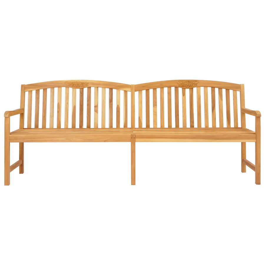 Handgemaakte Rozenbank Naturel 228 x 60 x 90 cm