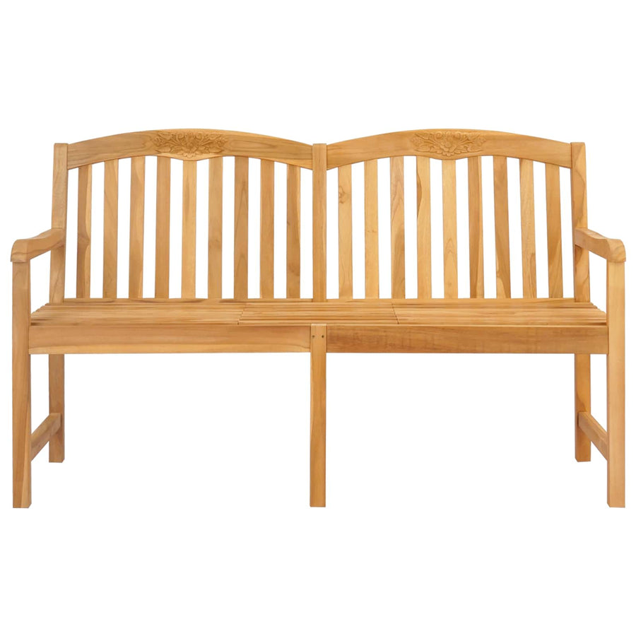 Handgemaakte Rozenbank Naturel 150,5 x 60 x 95 cm