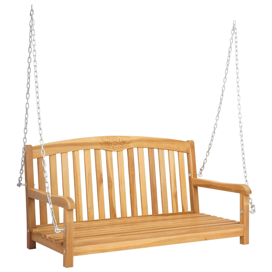 Schommelbank Naturel 114 x 61 x 61,5 cm Massief Teakhout