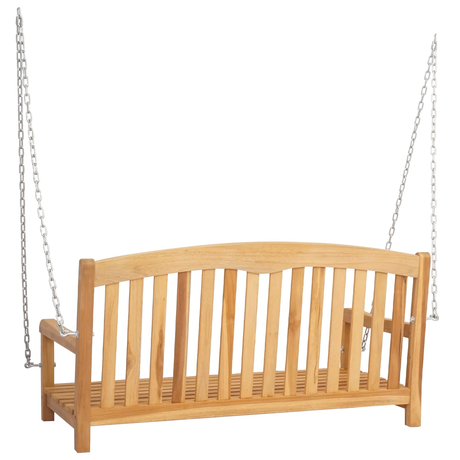 Schommelbank Naturel 114 x 61 x 61,5 cm Massief Teakhout
