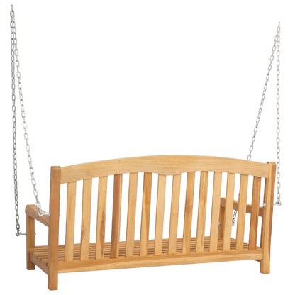 Schommelbank Naturel 114 x 61 x 61,5 cm Massief Teakhout