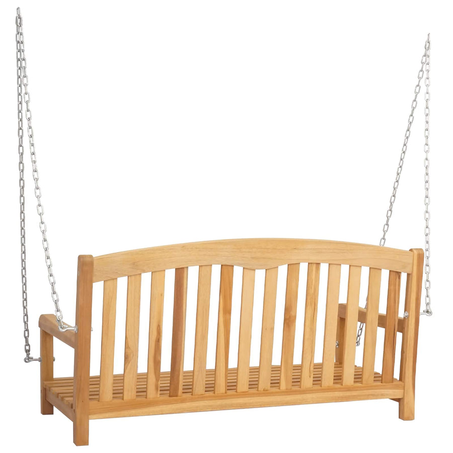 Schommelbank Naturel 114 x 61 x 61,5 cm Massief Teakhout