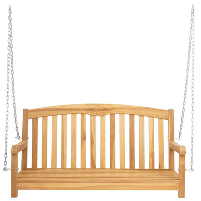 Schommelbank Naturel 114 x 61 x 61,5 cm Massief Teakhout