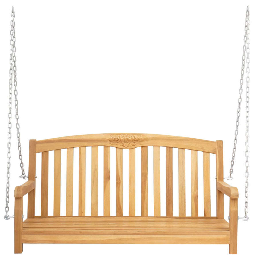Schommelbank Naturel 114 x 61 x 61,5 cm Massief Teakhout