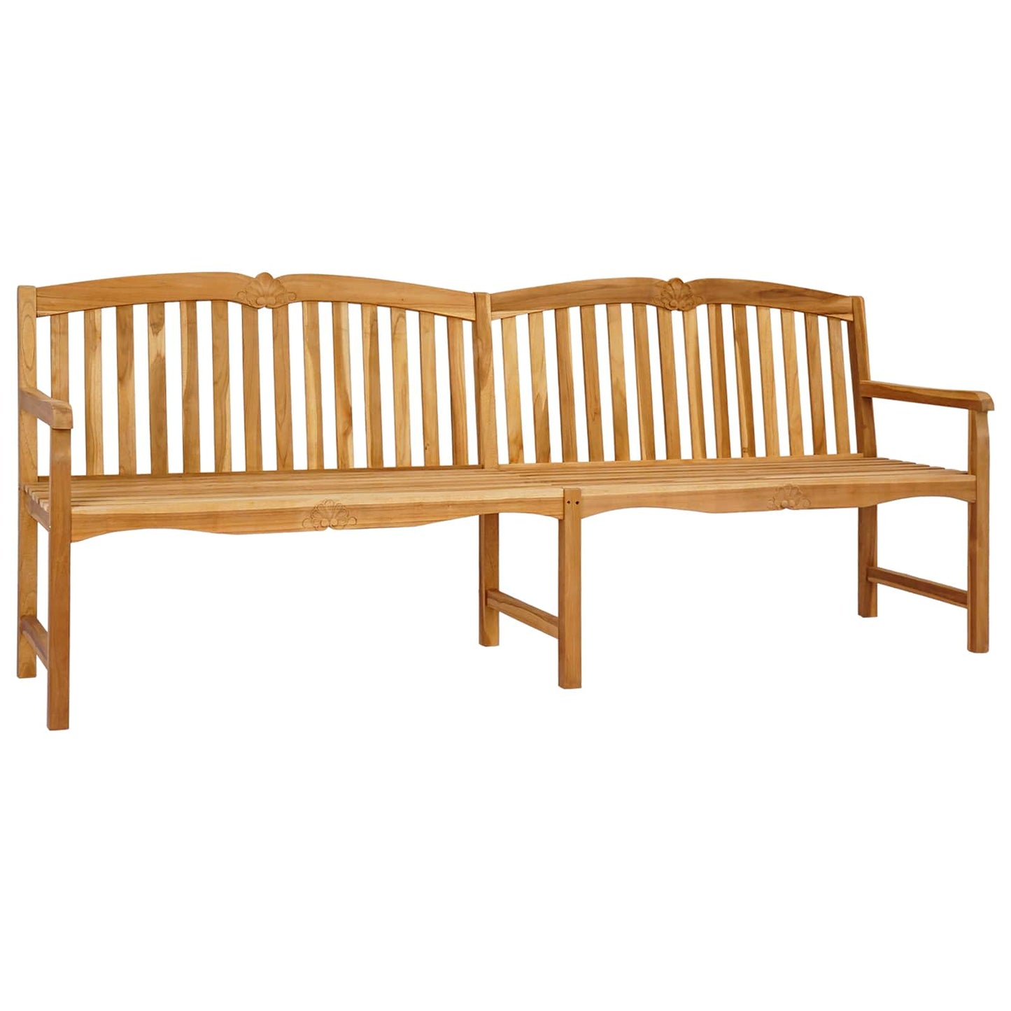 Handgemaakte Rozenbank Naturel 228 x 61 x 94,5 cm