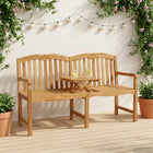 Handmade Rose Bench Natural 155 x 60 x 94 cm