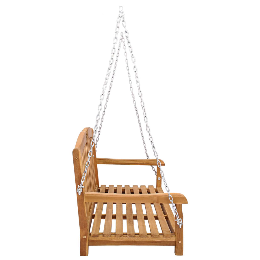 Schommelbank Naturel 114 x 60 x 60,5 cm Massief Teakhout