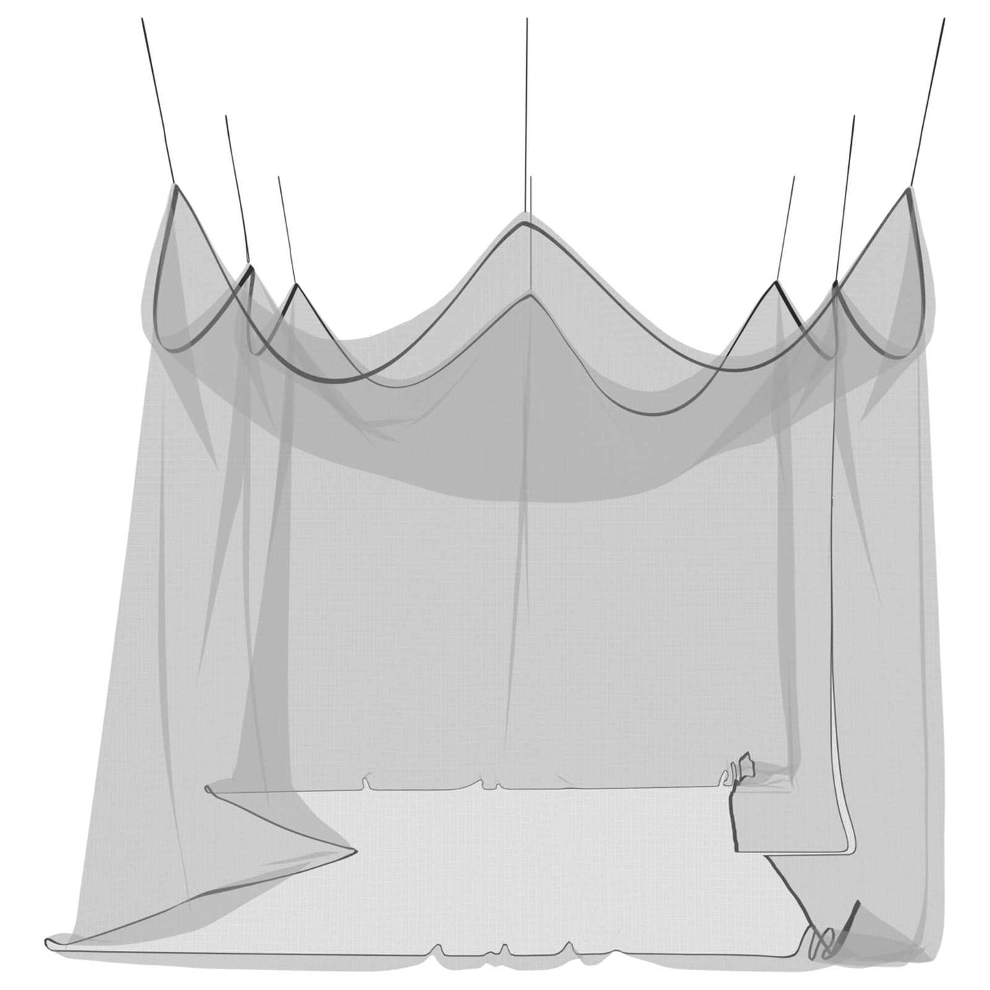 Tuin Muggen Net 156 Gaas Zwart 3 x 6 x 2,5 m Polyester