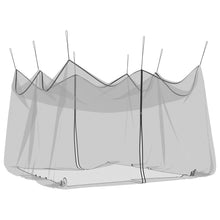Tuin Muggen Net 156 Gaas Zwart 4 x 4 x 2,5 m Polyester