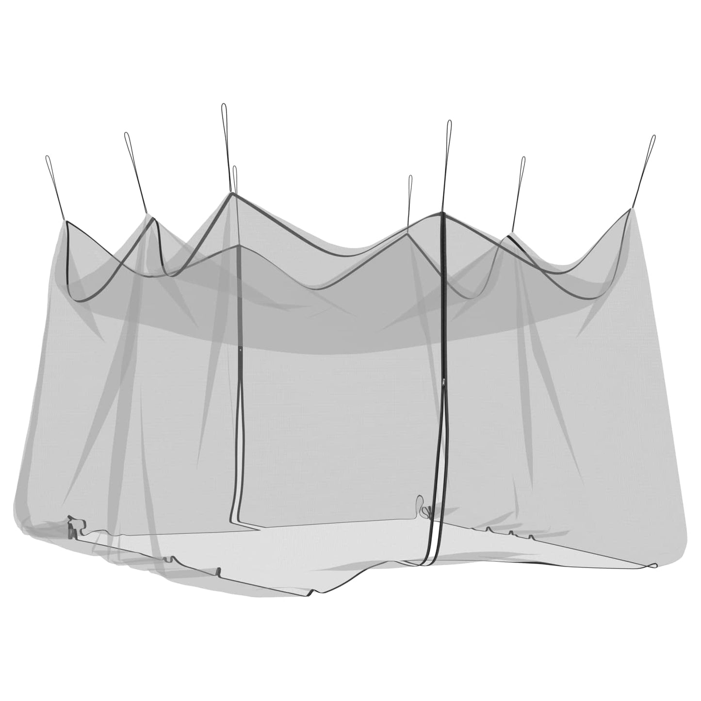 Tuin Muggen Net 156 Gaas Zwart 4 x 4 x 2,5 m Polyester