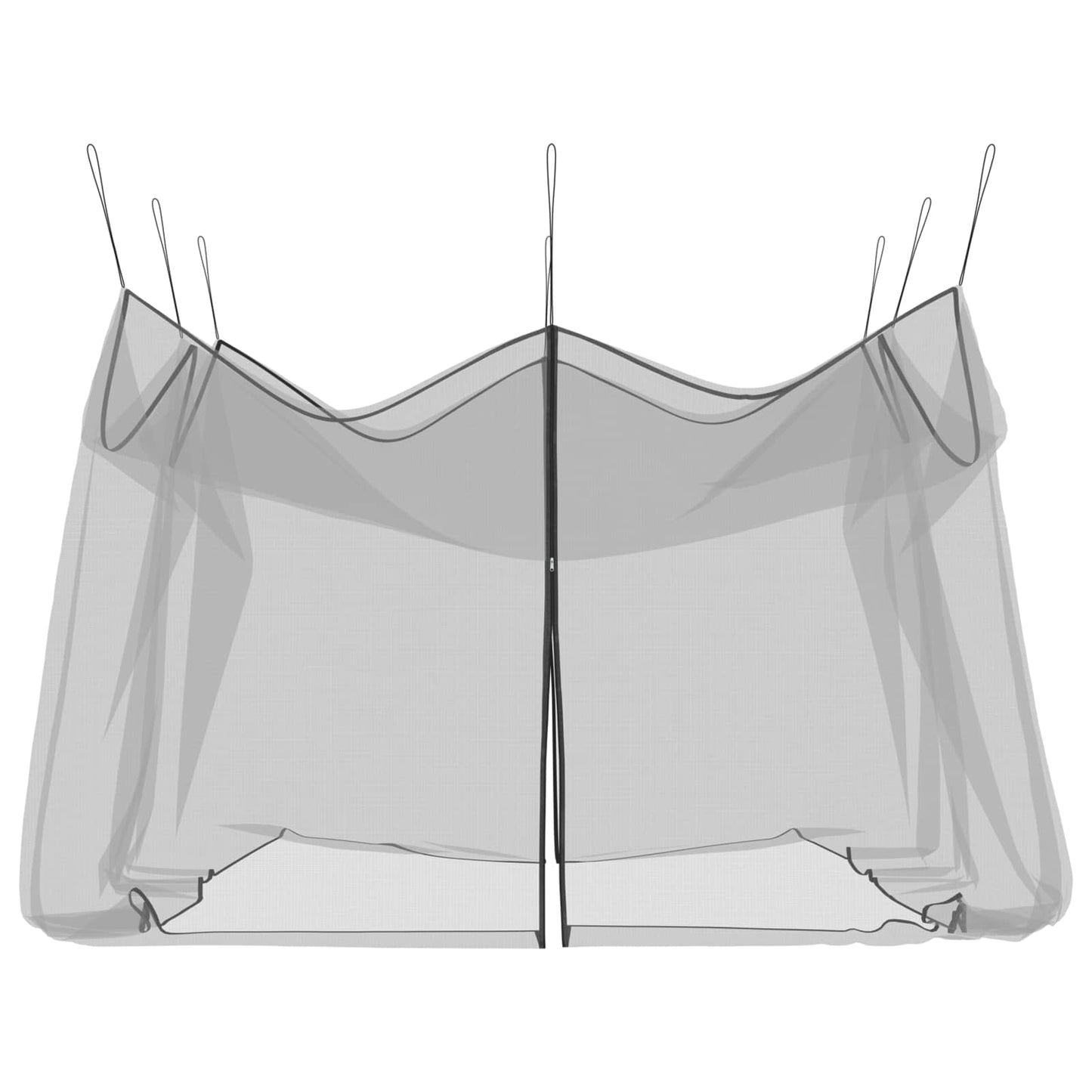 Tuin Muggen Net 156 Gaas Zwart 4 x 4 x 2,5 m Polyester