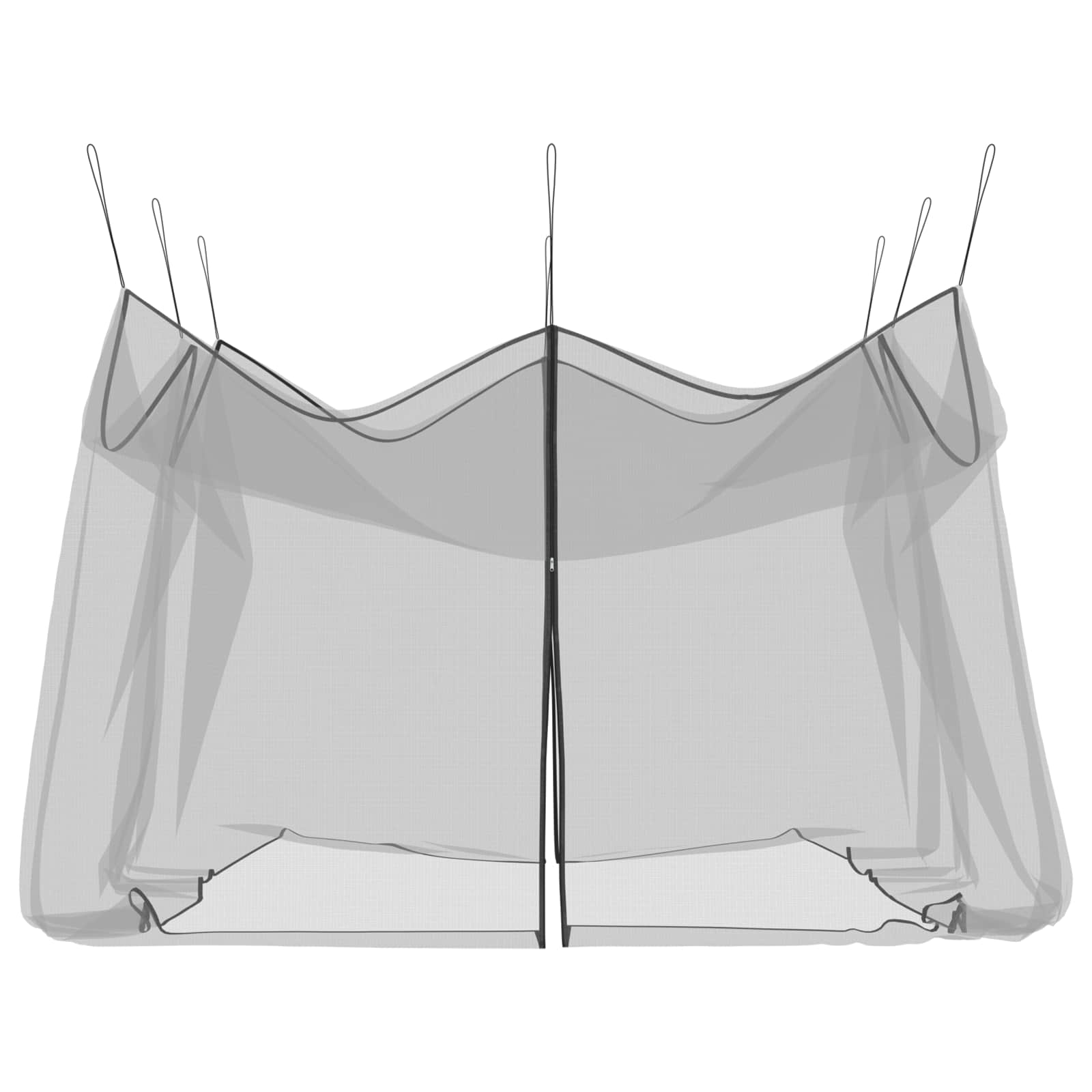Tuin Muggen Net 156 Gaas Zwart 4 x 4 x 2,5 m Polyester