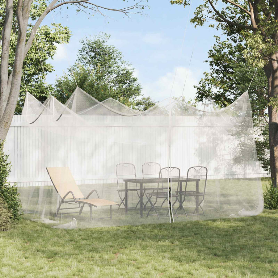 Tuin Muggen Net 156 Gaas Wit 3 x 4,5 x 2,5 m Polyester