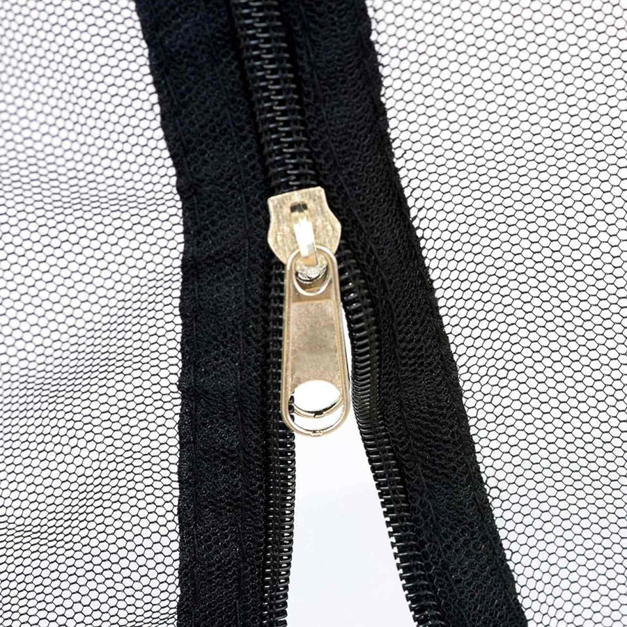 Muggennet voor Gazebo 220 Gaas 220 gaas Zwart 4 x 3 x 2 cm