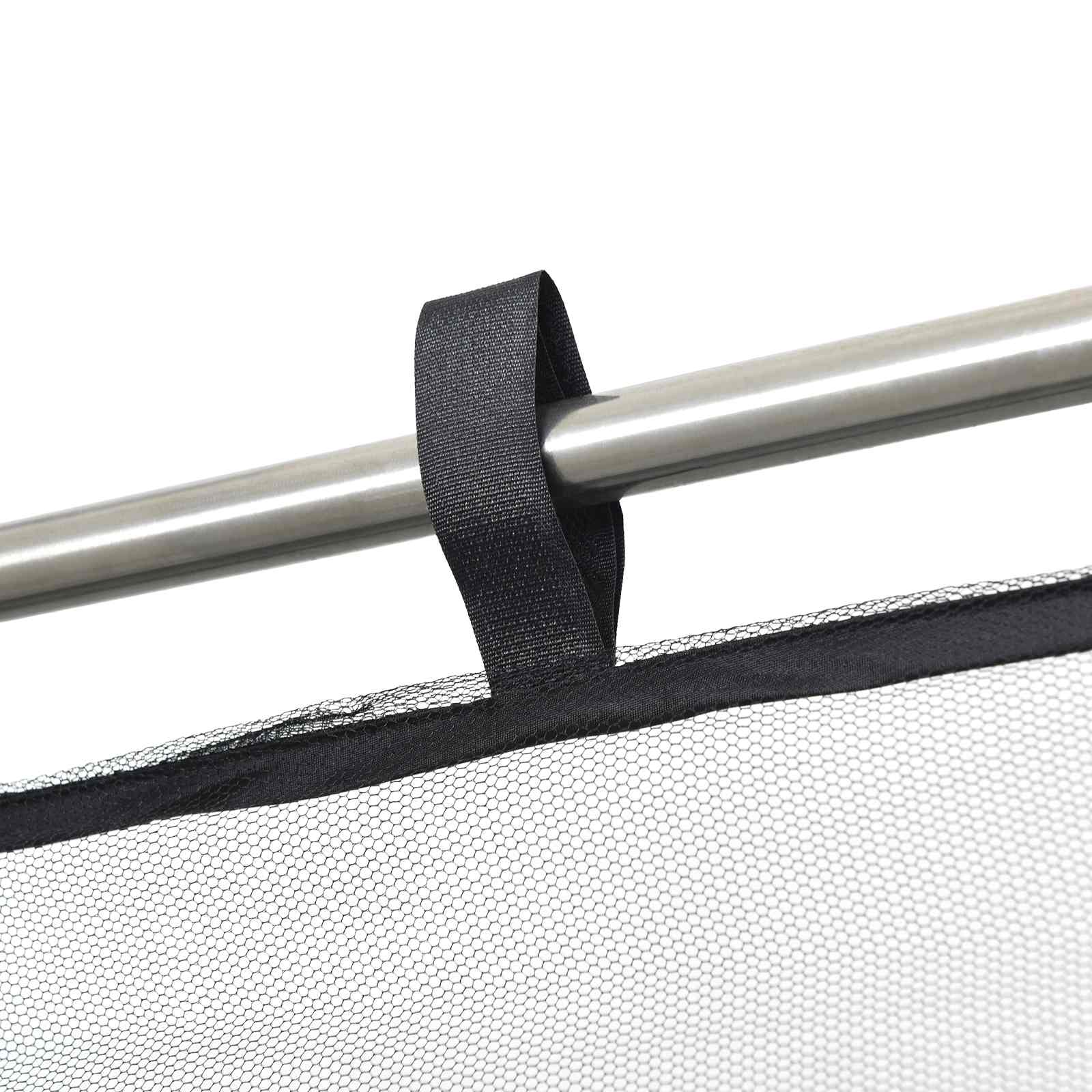 Muggennet voor Gazebo 220 Gaas 220 gaas Zwart 4 x 3 x 2 cm