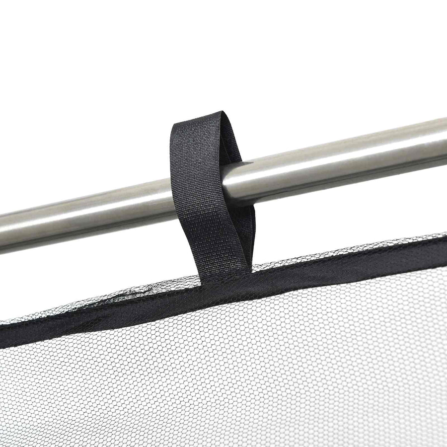 Muggennet voor Gazebo 220 Gaas 220 gaas Zwart 4 x 3 x 2 cm