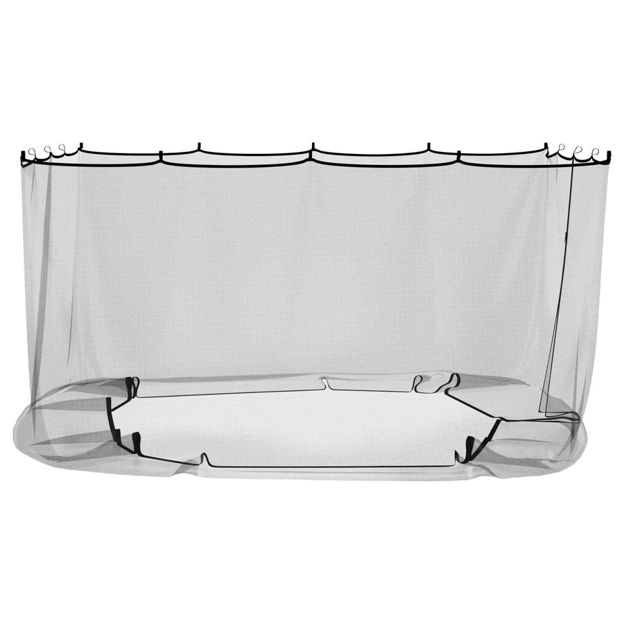 Muggennet voor Gazebo 220 Gaas 220 gaas Zwart 4,5 x 3 x 2 m