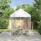 Muggennet prieel 2 x 2 x 2 m wit polyester