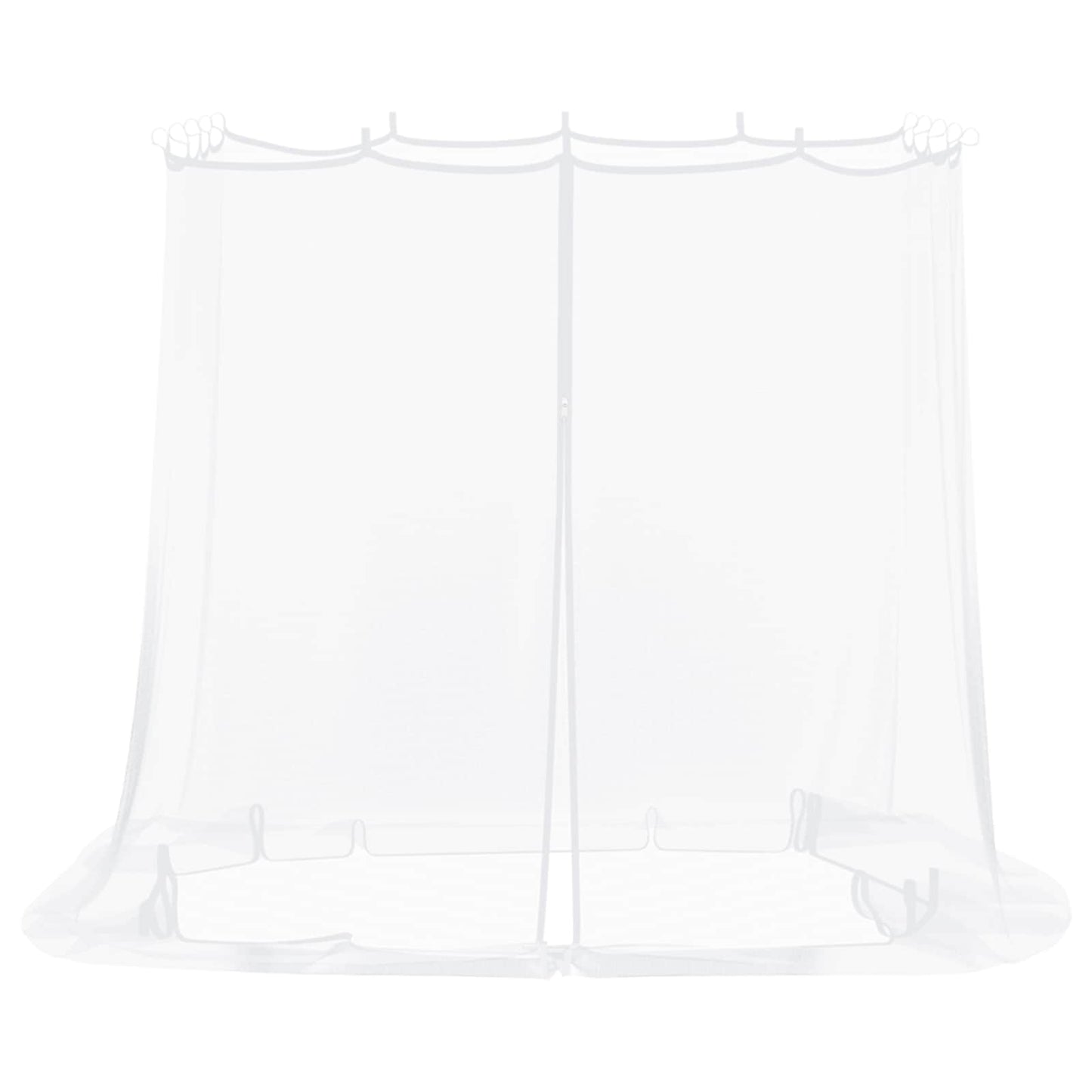 Muggennet voor Gazebo 220 Gaas 220 gaas Wit 2 x 2 x 2 m