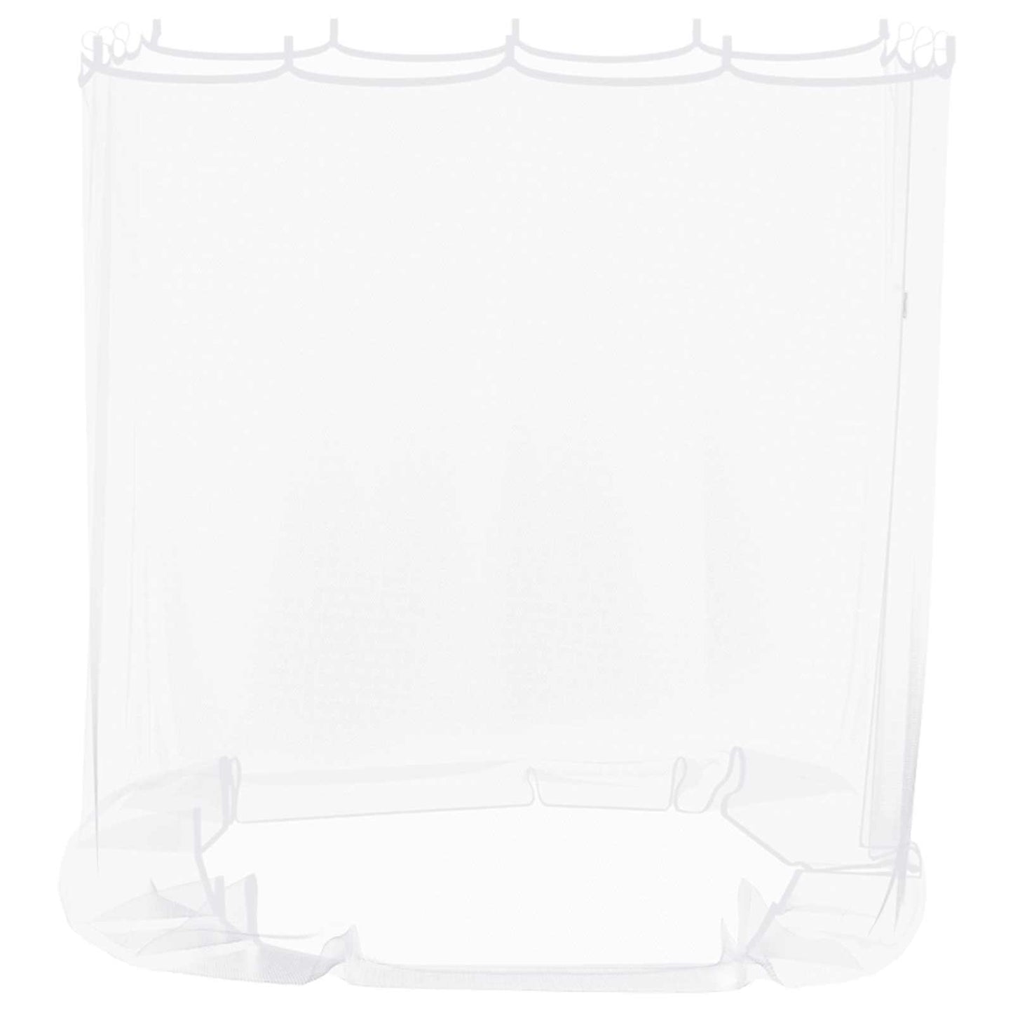 Muggennet voor Gazebo 220 Gaas 220 gaas Wit 2 x 2 x 2 m