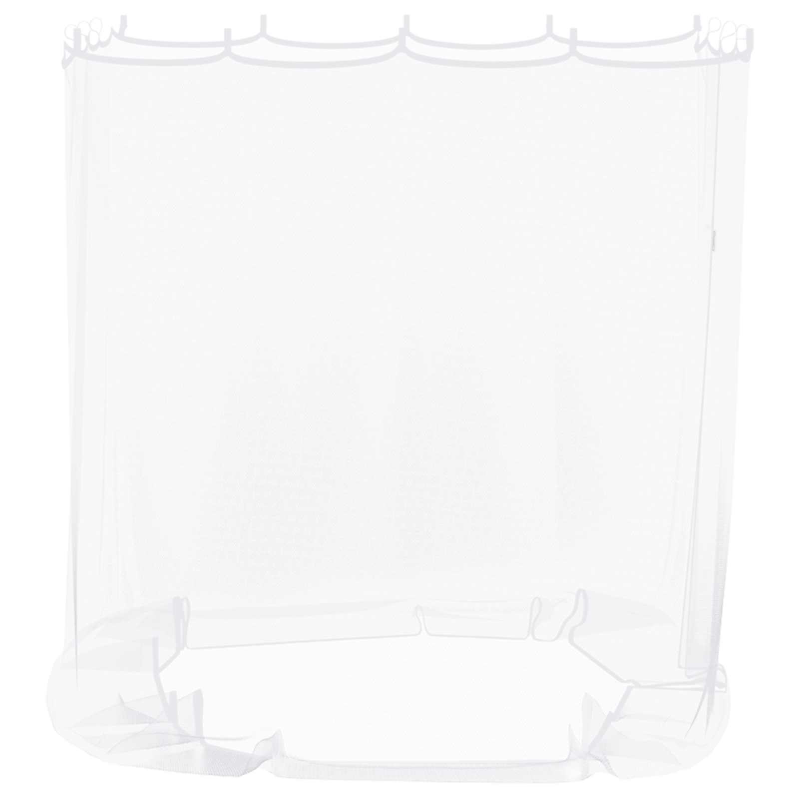 Muggennet voor Gazebo 220 Gaas 220 gaas Wit 2 x 2 x 2 m