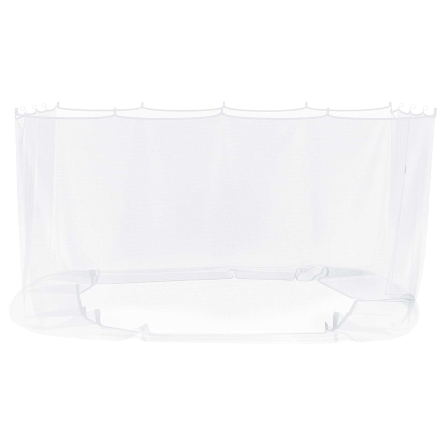 Muggennet voor Gazebo 220 Gaas 220 gaas Wit 3,6 x 3 x 2 cm