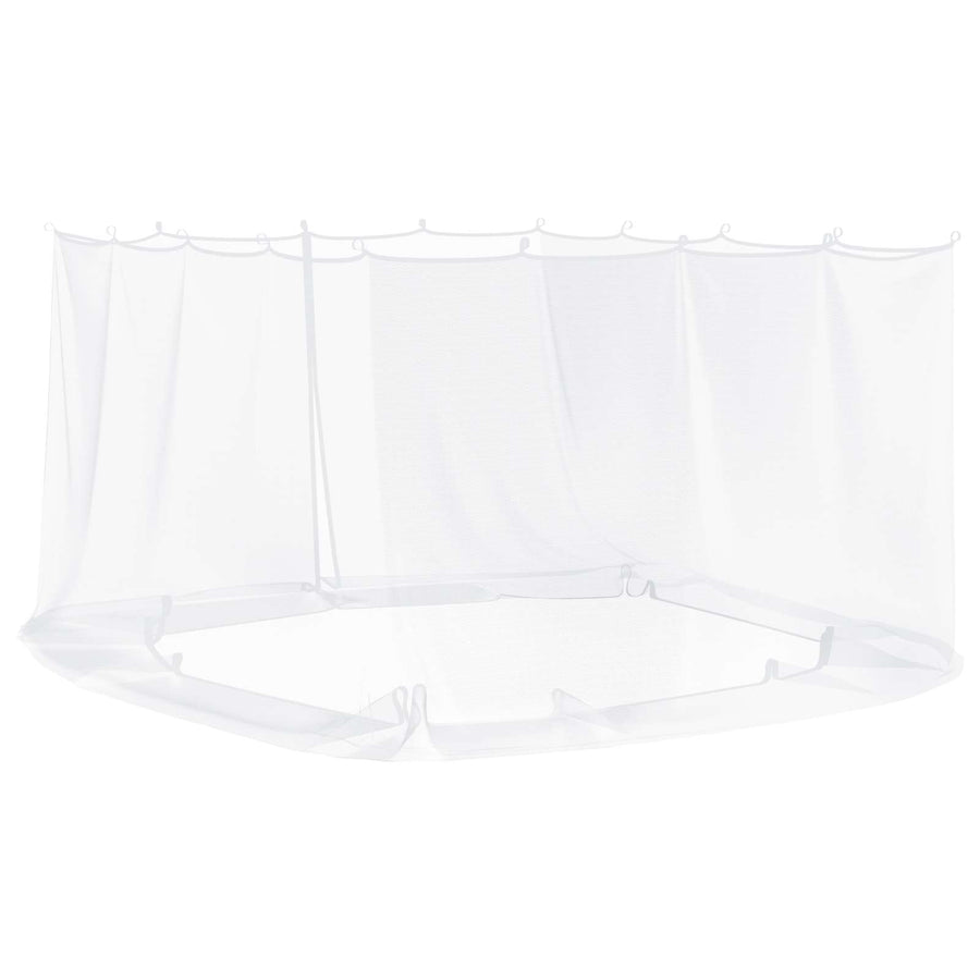 Muggennet voor Gazebo 220 Gaas 220 gaas Wit 3,6 x 3,6 x 2 cm