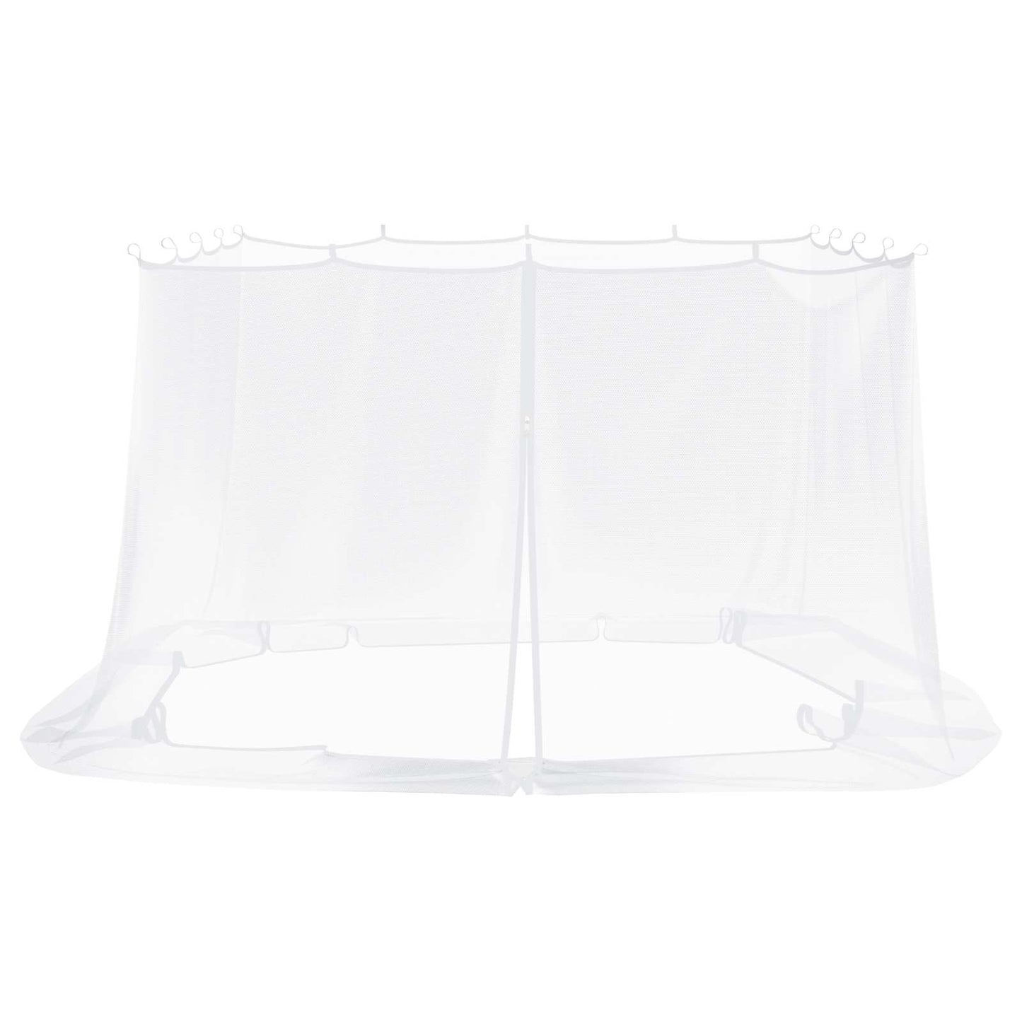Muggennet voor Gazebo 220 Gaas 220 gaas Wit 4 x 3 x 2 cm
