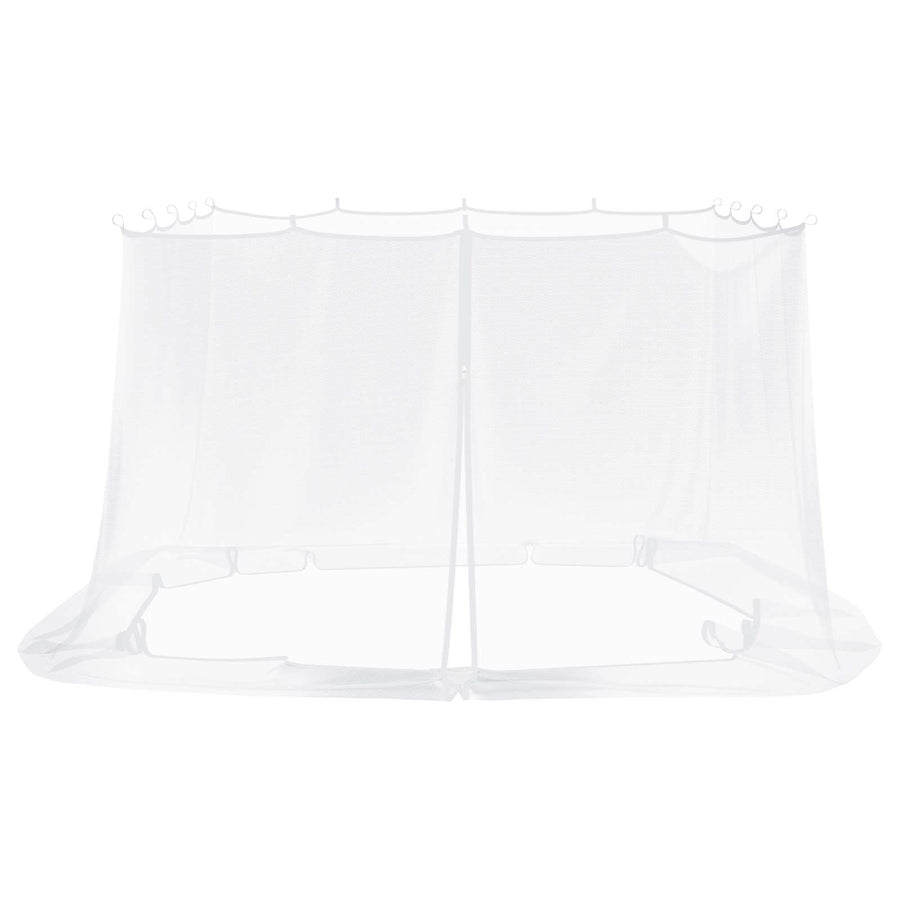 Muggennet voor Gazebo 220 Gaas 220 gaas Wit 4 x 3 x 2 cm