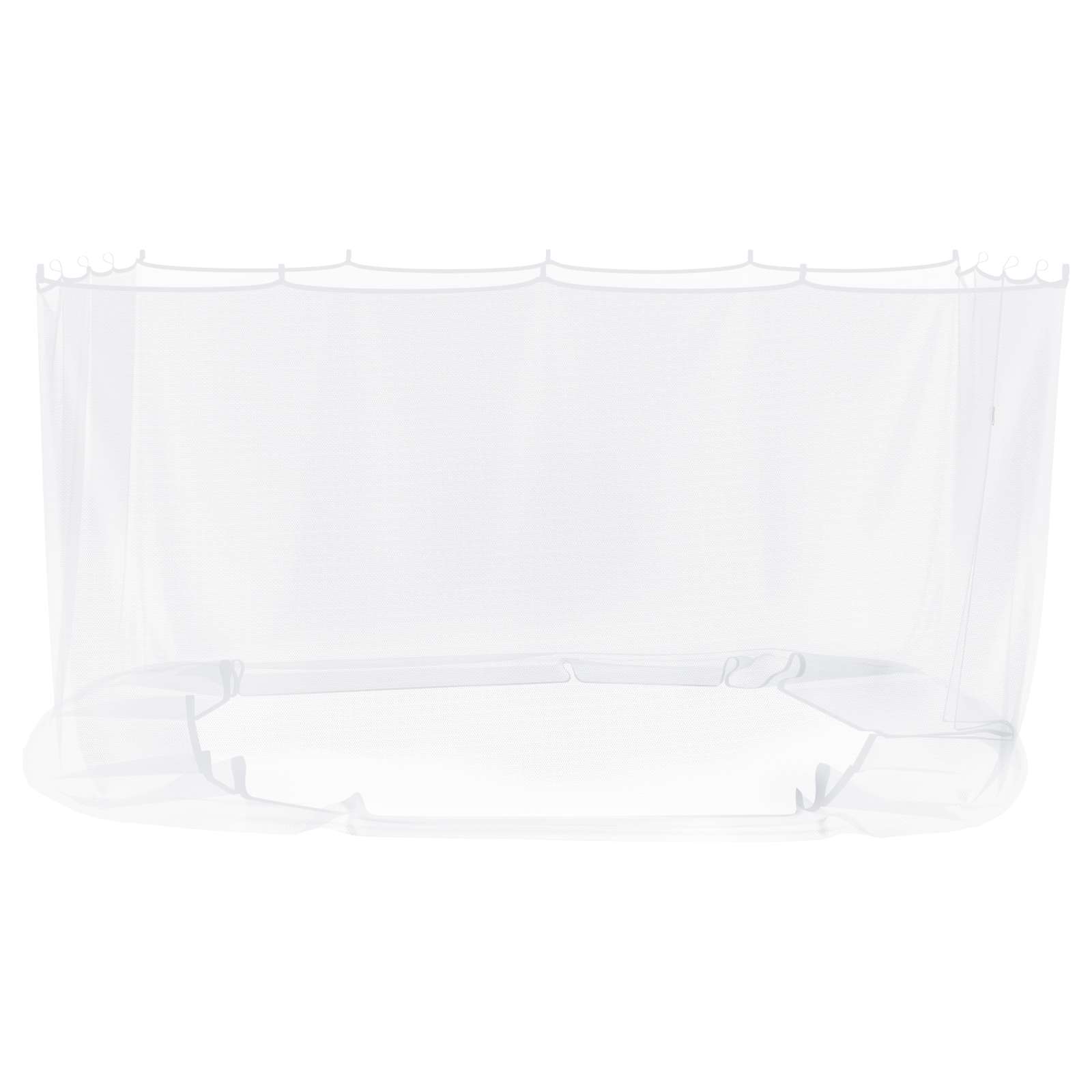 Muggennet voor Gazebo 220 Gaas 220 gaas Wit 4 x 3 x 2 cm