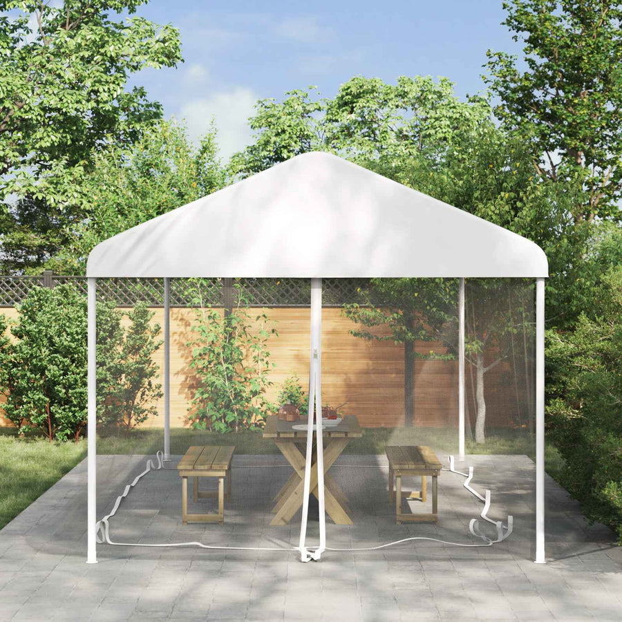 Muggennet voor Gazebo 220 Gaas 220 gaas Wit 6 x 3 x 2 m