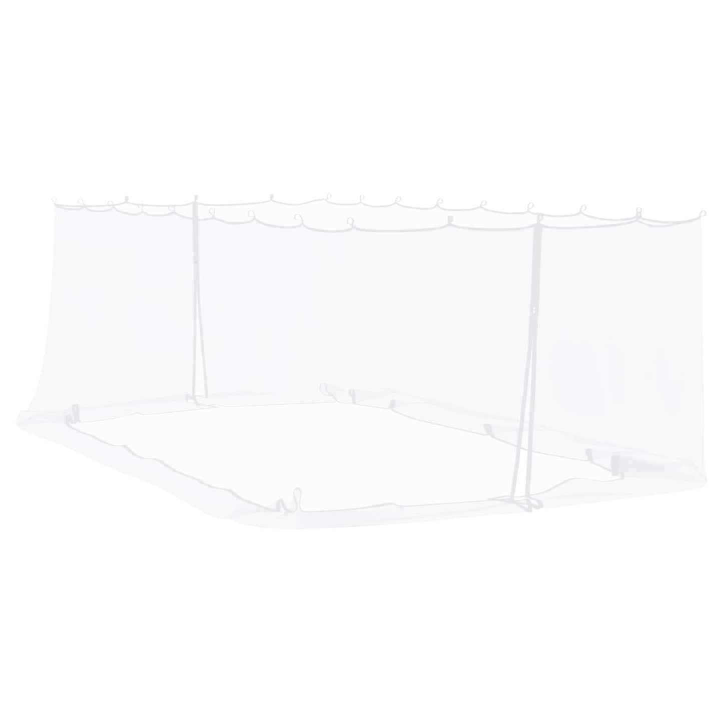 Muggennet voor Gazebo 220 Gaas 220 gaas Wit 6 x 3 x 2 m